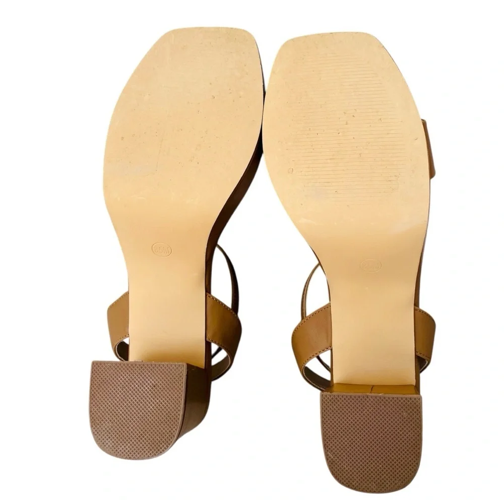 CUSHIONAIRE Cherry Platform Dress Sandals Nude Tan Women Size 8.5